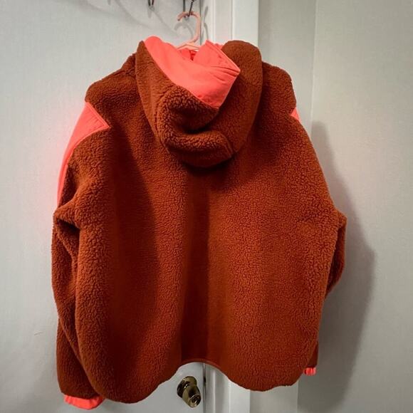 FREE PEOPLE Lead The Pack Fleece Jacket Size Medium - Picture 11 of 15